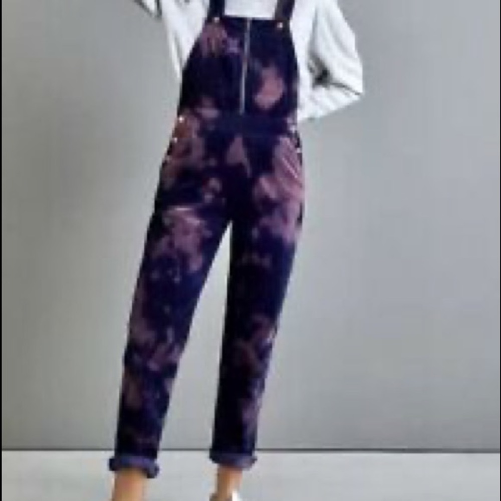 Tie dye overalls !!